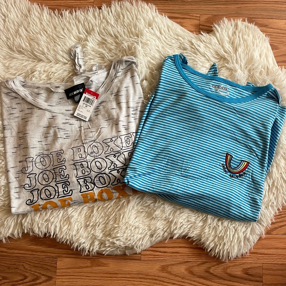 Joe Boxer Crop Top Bundle NWT 2X & 3X